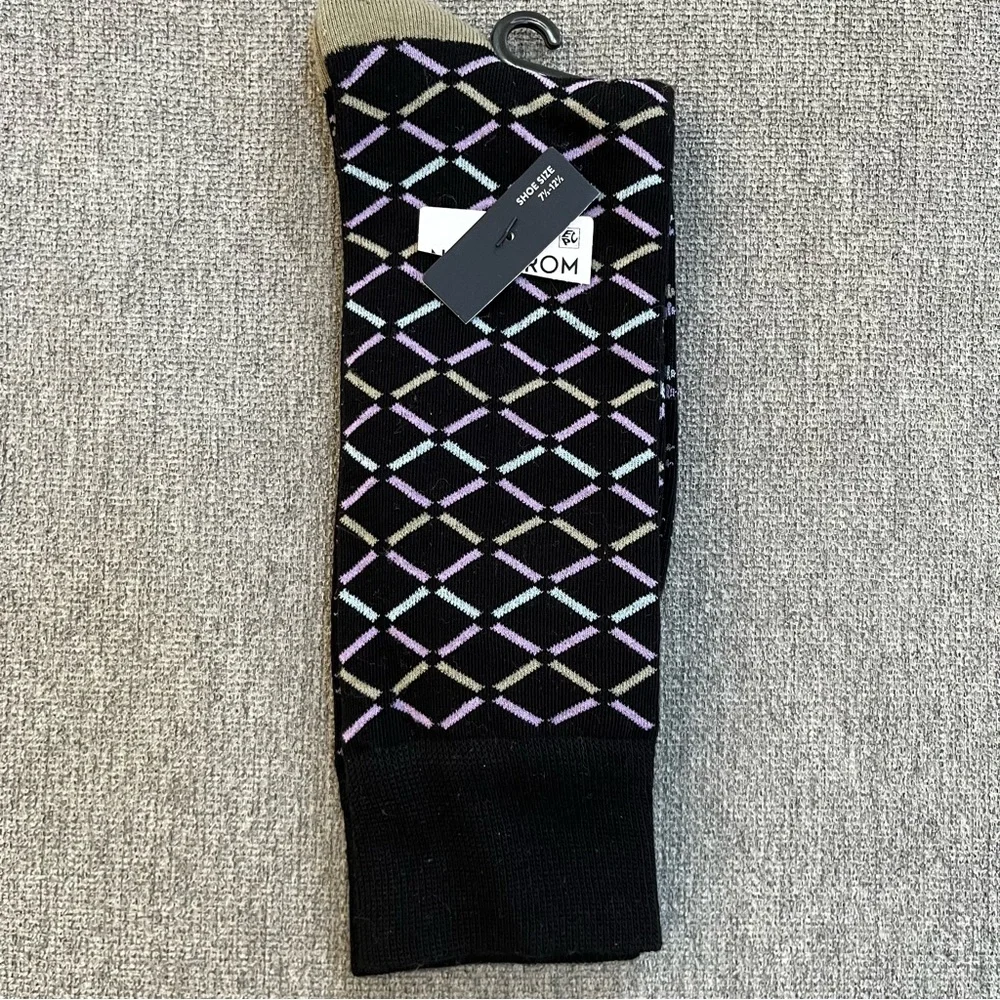 Nordstrom Men’s Patterned Socks Lot of 3 NWOT Dressy Fun Prints